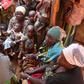 June 2015: Burundian families wait to be registered as refugees at Nyarugusu in northwestern Tanzania