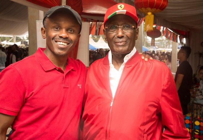 Centum CEO James Mworia and Chris Kirubi