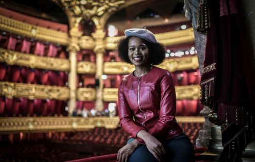 South African soprano Pretty Yende stars in a new production of "La Traviata" at the Opera Garnier in Paris