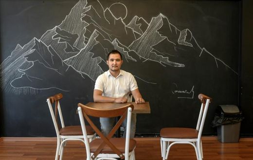 Abdullah Rasul, 35, a Uighur refugee living in Turkey, says that he has so little contact with his family in China that it took three months for him to find out that his father was dead
