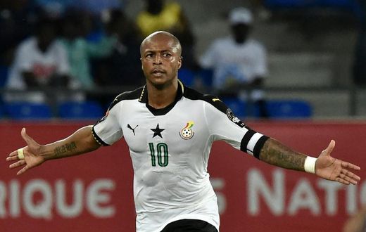 Ghana's new captain Andre Ayew, plays for Fenerbahce on loan from SWansea City