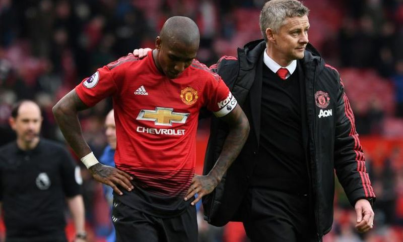 Champions no more: Manchester United manager Ole Gunnar Solskjaer (right) admitted his side were not good enough to qualify for the Champions League