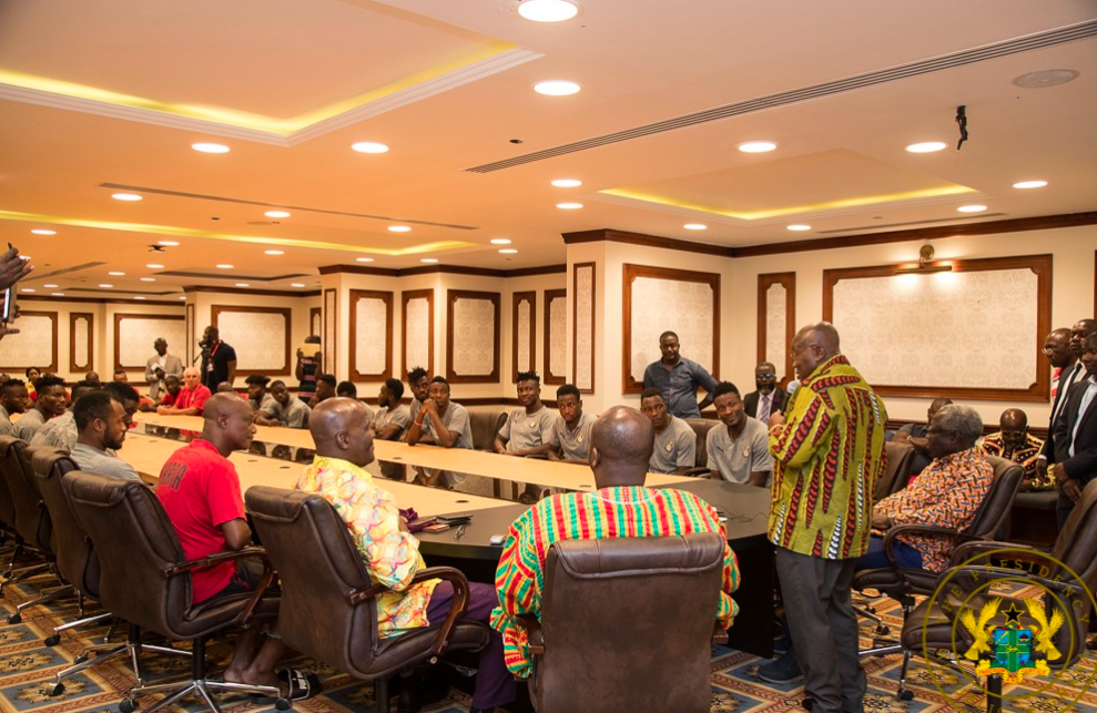 Akufo-Addo in Egypt to support Black Stars