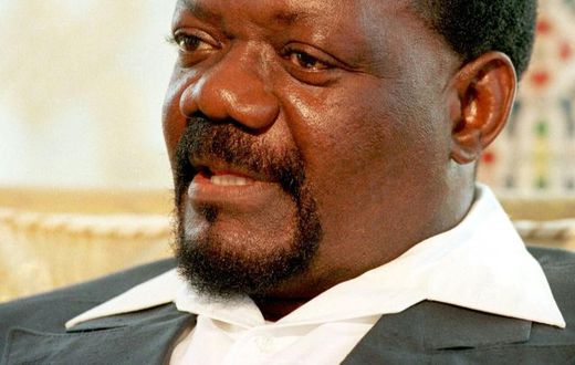 Savimbi, pictured in 1996