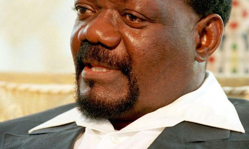Savimbi, pictured in 1996