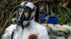 Methamphetamine, heroin, cocaine and fentanyl are trafficked from Mexico into the US