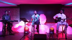 Sara and Bez and david perform