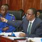 APS DIG Noor Gabow (L), KPS DIG Edward Mbugua (C) and Interior PS Karanja Kibicho (R). 23,900 APs have been ordered to return jungle green uniforms as the officers are transfered to Kenya Police Service