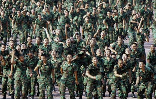 All Singaporean men aged 18 must serve two years in the military, the police or the emergency services