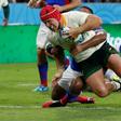 South Africa's number eight Schalk Brits has returned from retirement to play the Rugby World Cup