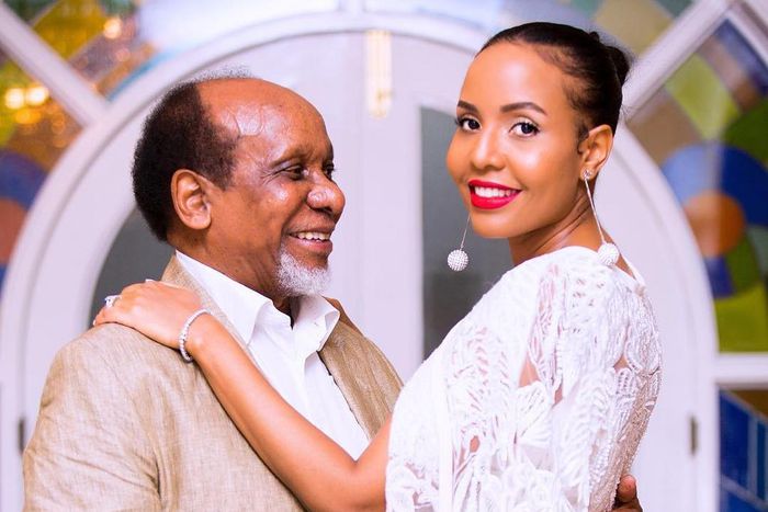 Reginald Mengi with his Wife Jacqueline Mengi