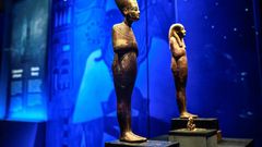Egyptian authorities say the show displays the largest number of Tutankhamun artefacts ever to have left Cairo