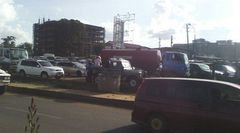 Fuel tanker overturns on Thika Superhighway causing traffic snarl up at Kenyatta University