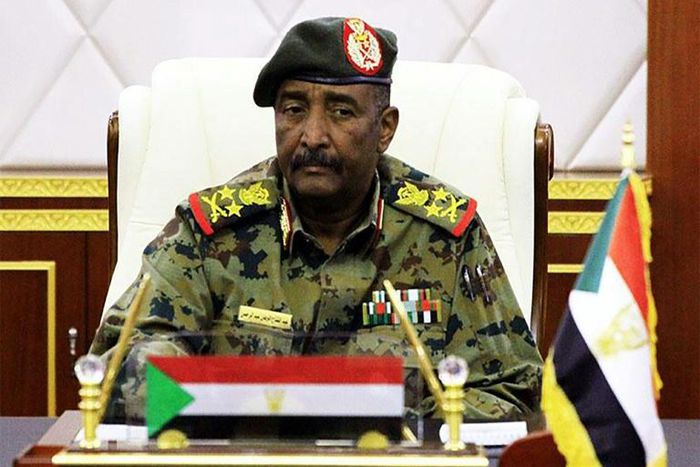 Lieutenant General Abdel Fattah al-Burhan, the chief of Sudan's ruling military council