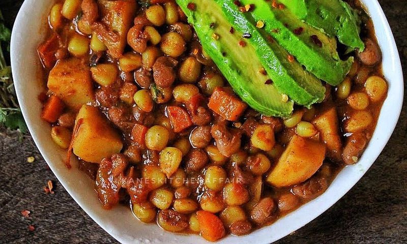 Githeri avocado(Kane's Kitchen Affair)