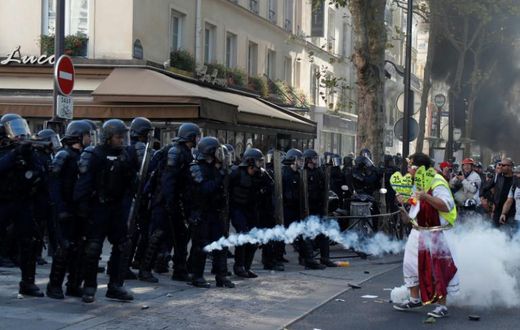 Paris mobilised 7,500 members of the police for Saturday's protests