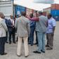 President Uhuru Kenyatta with top government officials at Embakasi Inland Container Terminal (PSCU)