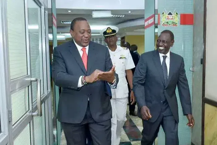 President Uhuru Kenyatta with DP William Ruto