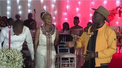 DP Ruto speaking at the wedding