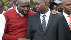 File image of Kapseret MP Oscar Sudi with Kipchumba Murkomen