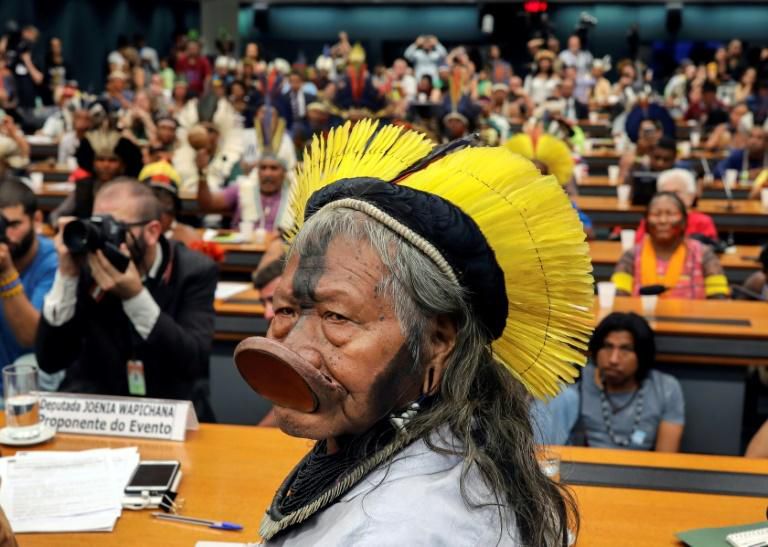 Brazil indigenous chief Raoni goes to Europe in defense of Amazon ...