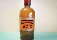 A bottle of acid