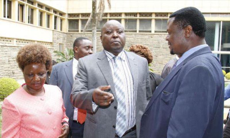 File image of Rachel Ameso, Nakuru Town West MP Samuel Arama and Sirisia’s John Waluke