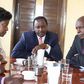 Wiper leader Kalonzo Musyoka (centre) with Charity Ngilu (left) and Kivutha Kibwana