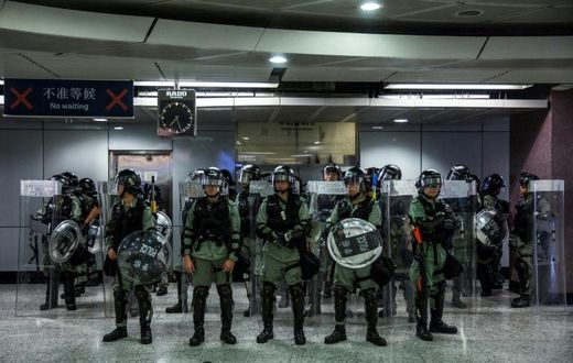 Hong Kong police have denied accusations of double standards in their treatment of pro-democracy protestors and their pro-China opponents