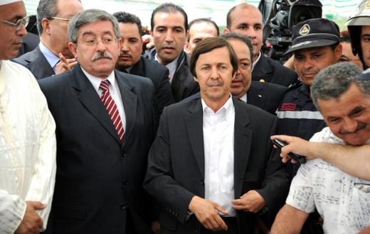 Said Bouteflika (C-R), was seen as the real power behind his brother, former Algerian president Abdelaziz Bouteflika