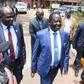 ODM leader Raila Odinga with IEBC Chairman Wafula Chebukati