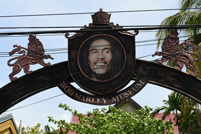 The entrance to the Bob Marley Museum in Kingston -- the reggae legend was a major football fan, and enjoyed playing as well