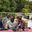 Governors Wycliffe Oparanya (Kakamega), Anyang Nyong’o (Kisumu) , Sospeter Ojaamong (Busia), John Nyagarama (Nyamira), Cyprian Awiti (Homa Bay) and Wilbur Ottichilo (Vihiga) during a past press conference in Kisumu.