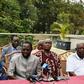 Governors Wycliffe Oparanya (Kakamega), Anyang Nyong’o (Kisumu) , Sospeter Ojaamong (Busia), John Nyagarama (Nyamira), Cyprian Awiti (Homa Bay) and Wilbur Ottichilo (Vihiga) during a past press conference in Kisumu.