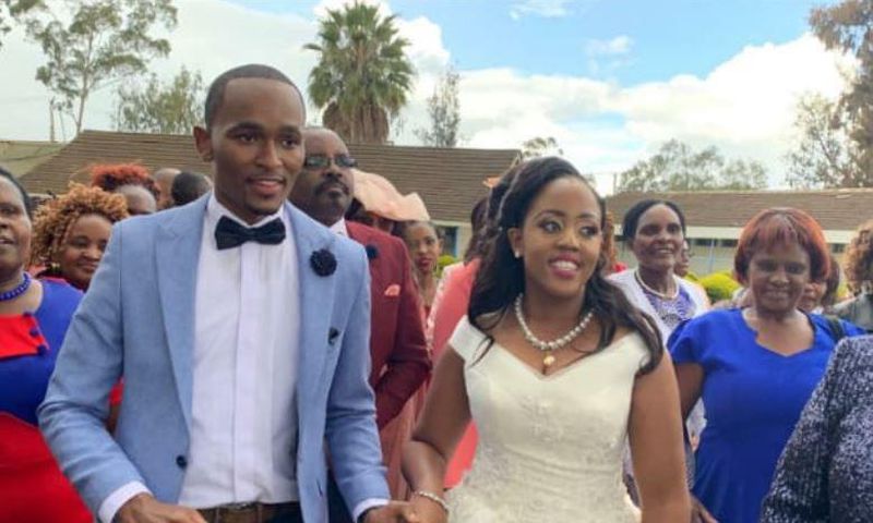 Citizen TV's Sam Gituku weds  Ivy Waitherero