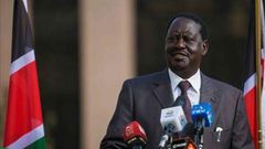 File image of Raila Odinga