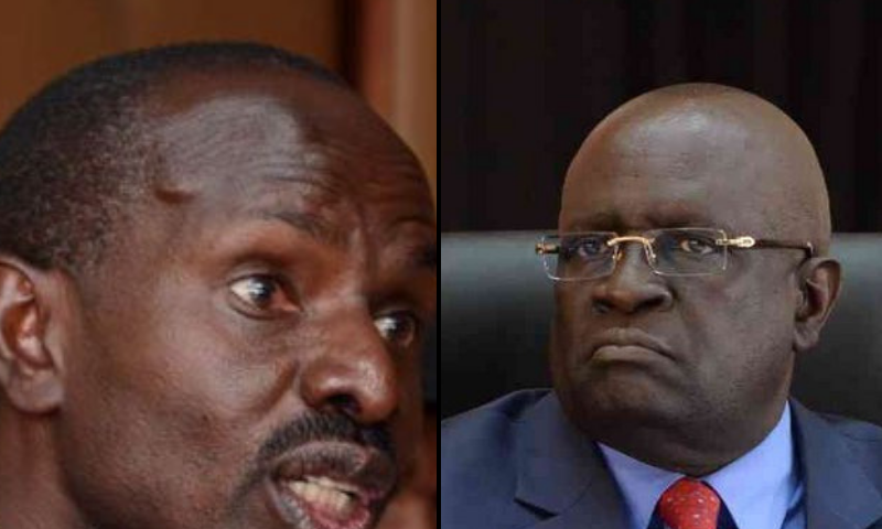 Knut Secretary General Wilson Sossion and Education CS George Magoha