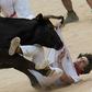Bulls gored eight people during this year's San Fermin festival -- and others had narrow escapes
