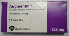 Fake Augmentin has a red blister, real Augmentin is purple - Pharmacy and Poisions Board