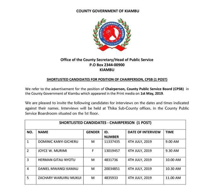 Governor Waititu appoints in-law, Herman Gitau Nyotu, for top Kiambu county job