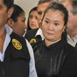 Keiko Fujimori is pictured during a court hearing in the Peruvian capital Lima on October 31, 2018