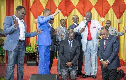 Deputy President William Ruto during a prayer meeting