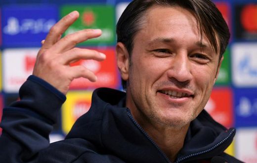 Bayern Munich coach Niko Kovac speaks to the press ahead of his side's Champions League match against Tottenham