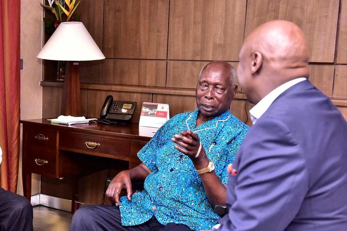 Mzee Daniel Arap Moi back at his Kabarnet Gardens home after Nairobi Hospital stay