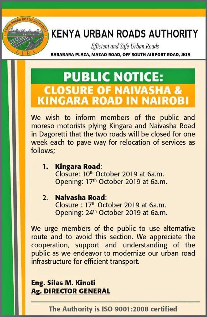 KURA notice