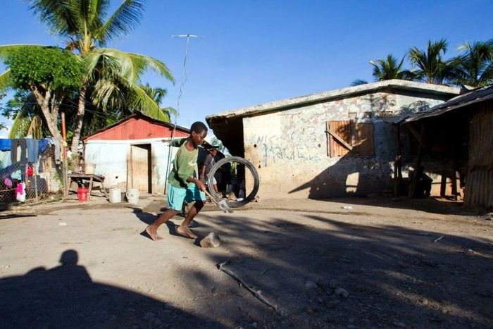 The attack happened at the headquarters of Dominican radio station 103.5 FM in San Pedro de Macoris (pictured), east of the capital Santo Domingo