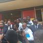 Activist Boniface Mwangi at the Central Police Station after being released