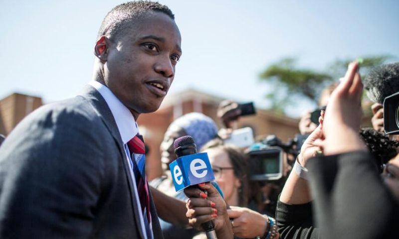 Duduzane Zuma, pictured last year, has testified before a judicial inquiry probing allegations that his father organised a systematic plunder of government coffers in a scandal known as "state capture"