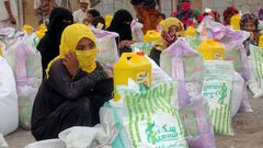 A fragile truce in the key port of Hodeida has helped facilitate the distibution of food aid to some of the 24.1 Yemenis in need