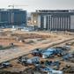 Construction of ministerial buildings at the governmental district in the new administrative capital, some 50 kilometres east of the capital Cairo